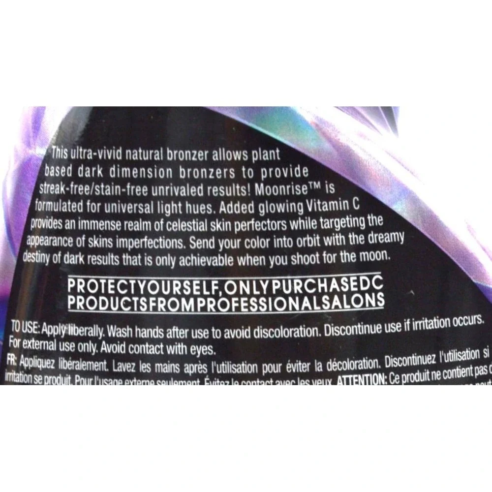 Devoted Creations Moonrise Ultra Vivid Natural Bronzer Tanning Lotion 13.5 oz - Picture 3 of 4